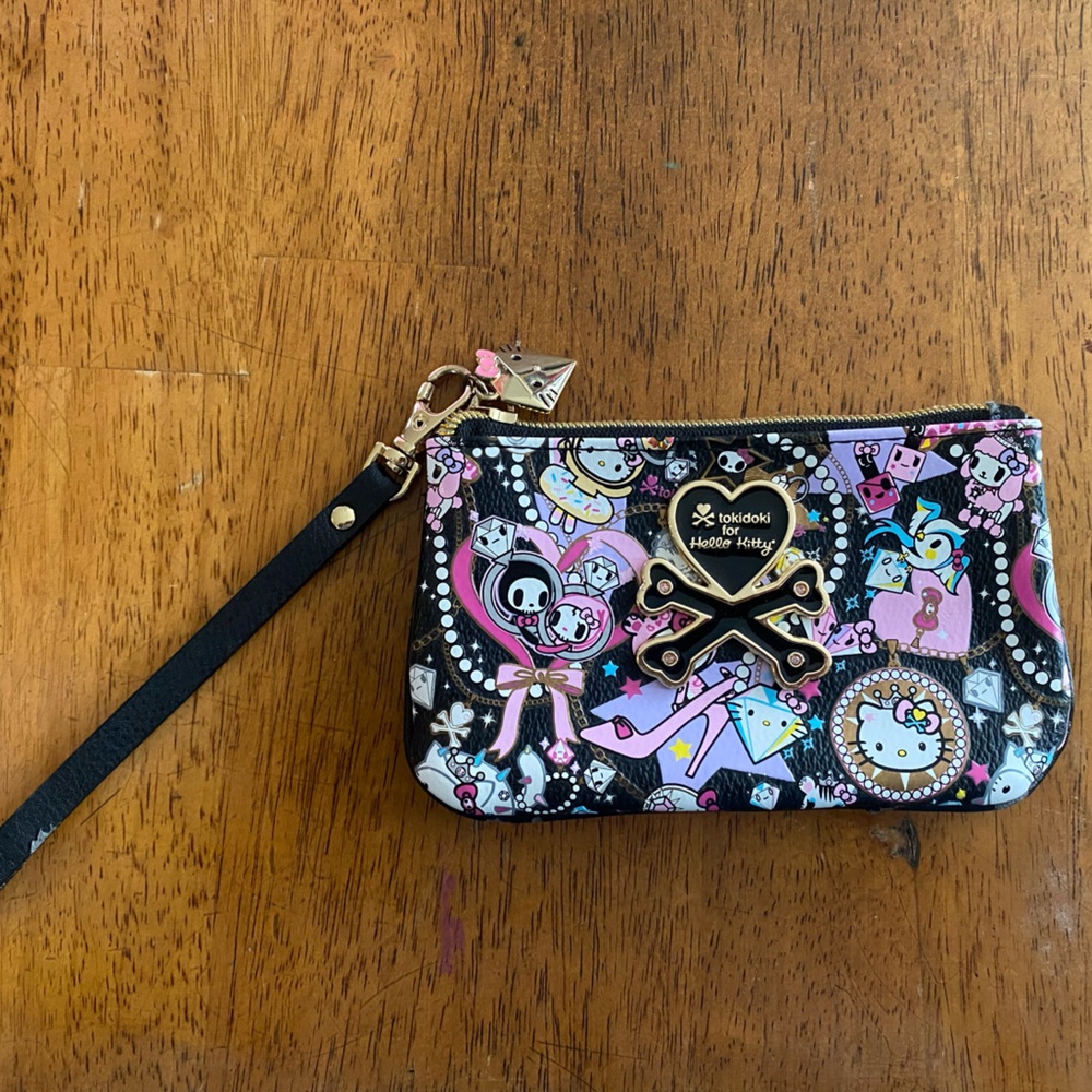 Tokidoki x Hello Kitty wristlet